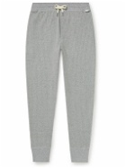 Paul Smith - Tapered Striped Cotton-Jersey Sweatpants - Gray
