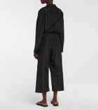 The Row Hypnos high-rise silk cropped pants