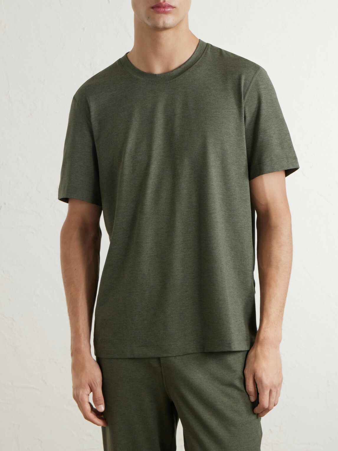 Lululemon - Stretch Recycled-Jersey T-Shirt - Green
