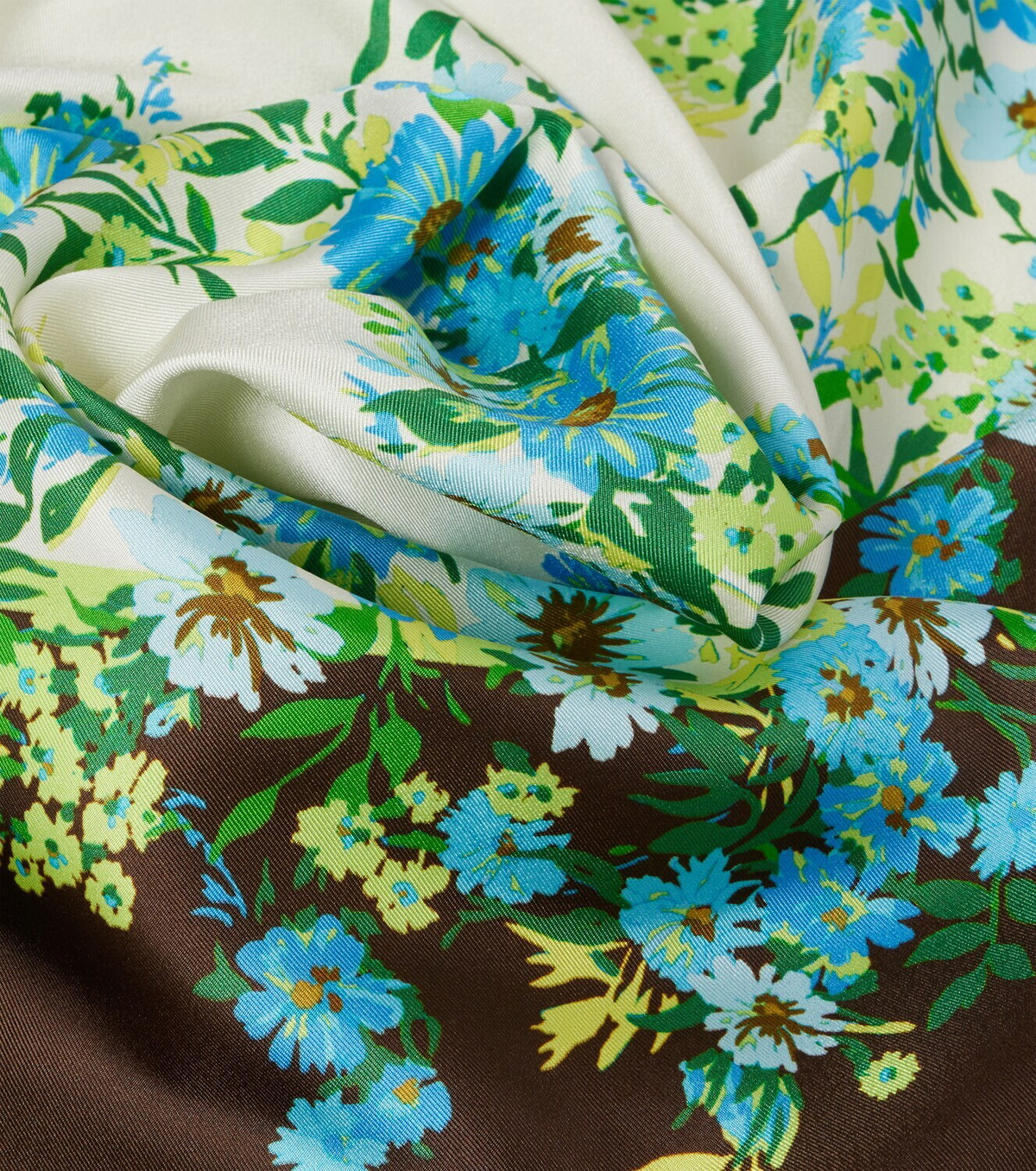 Alémais Floral silk scarf