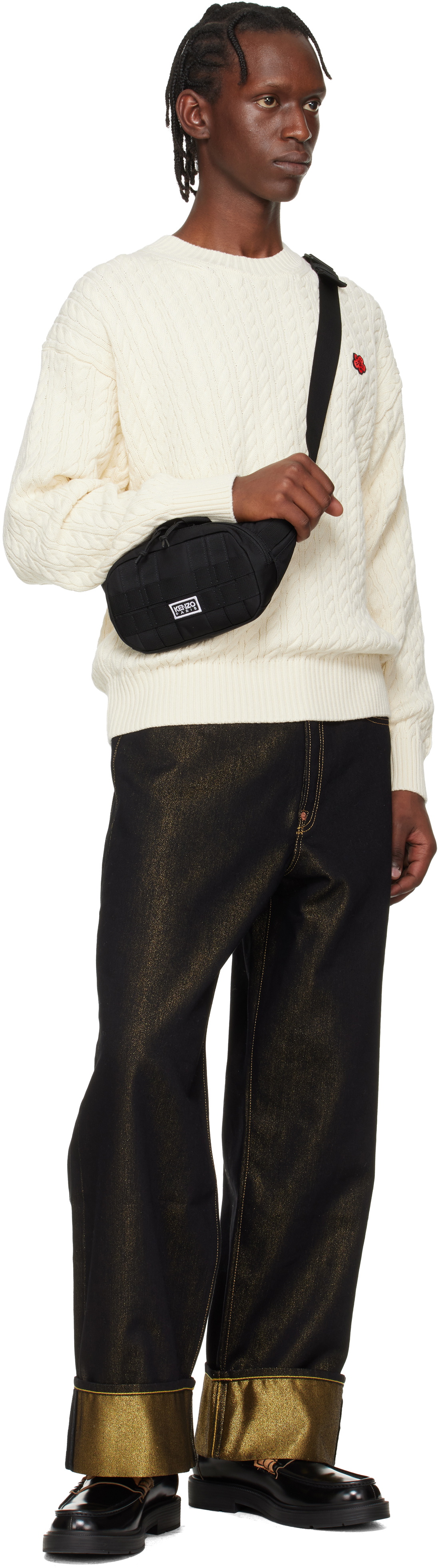 Kenzo Black Kenzo Paris Belt Bag