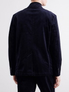 Sunspel - Cotton-Blend Corduroy Blazer - Blue
