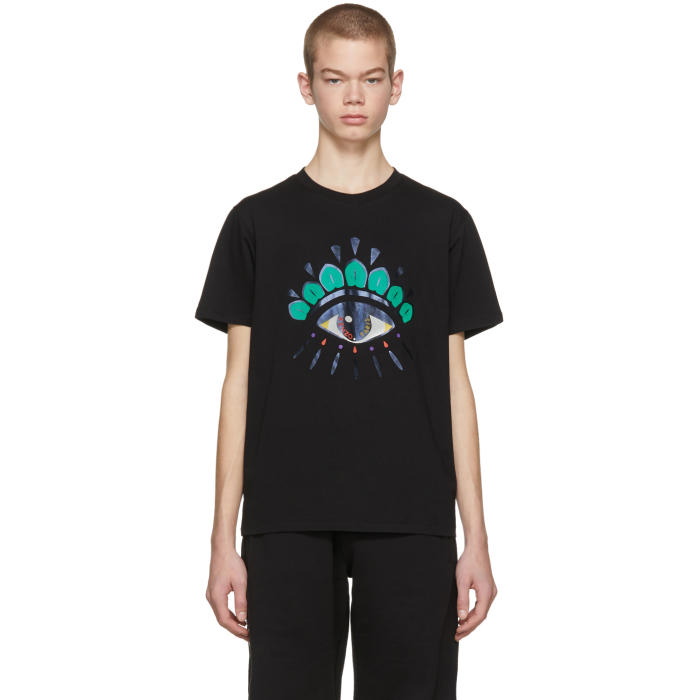 Photo: Kenzo Black Limited Edition Holiday Eye T-Shirt 