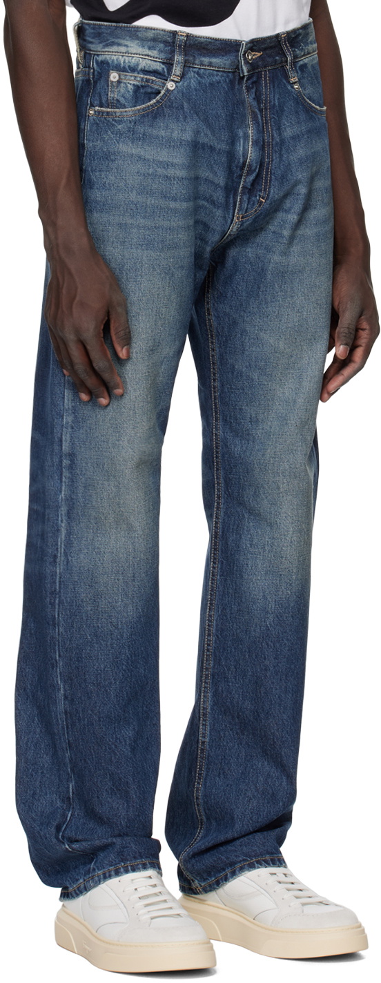 Ferragamo Blue Faded Jeans