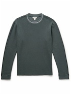 Club Monaco - Cotton-Piqué Sweatshirt - Gray
