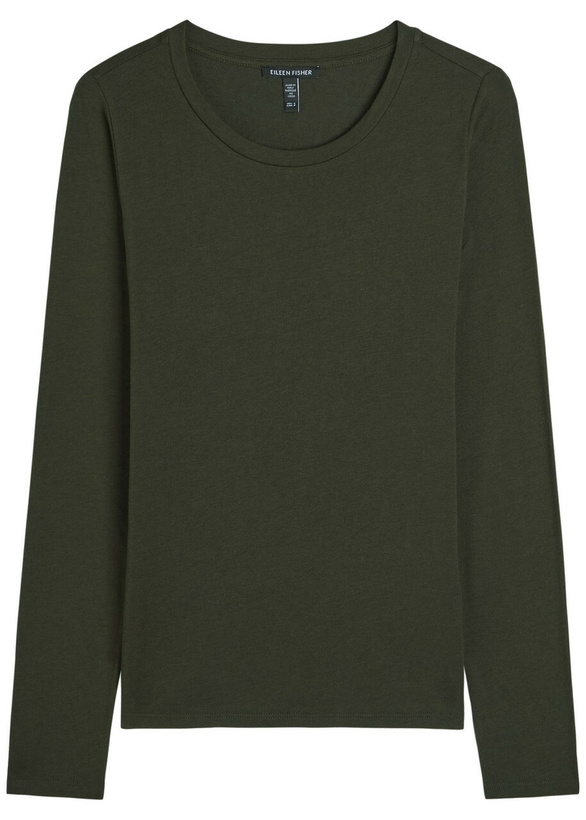 Photo: Eileen Fisher Jersey top Brown