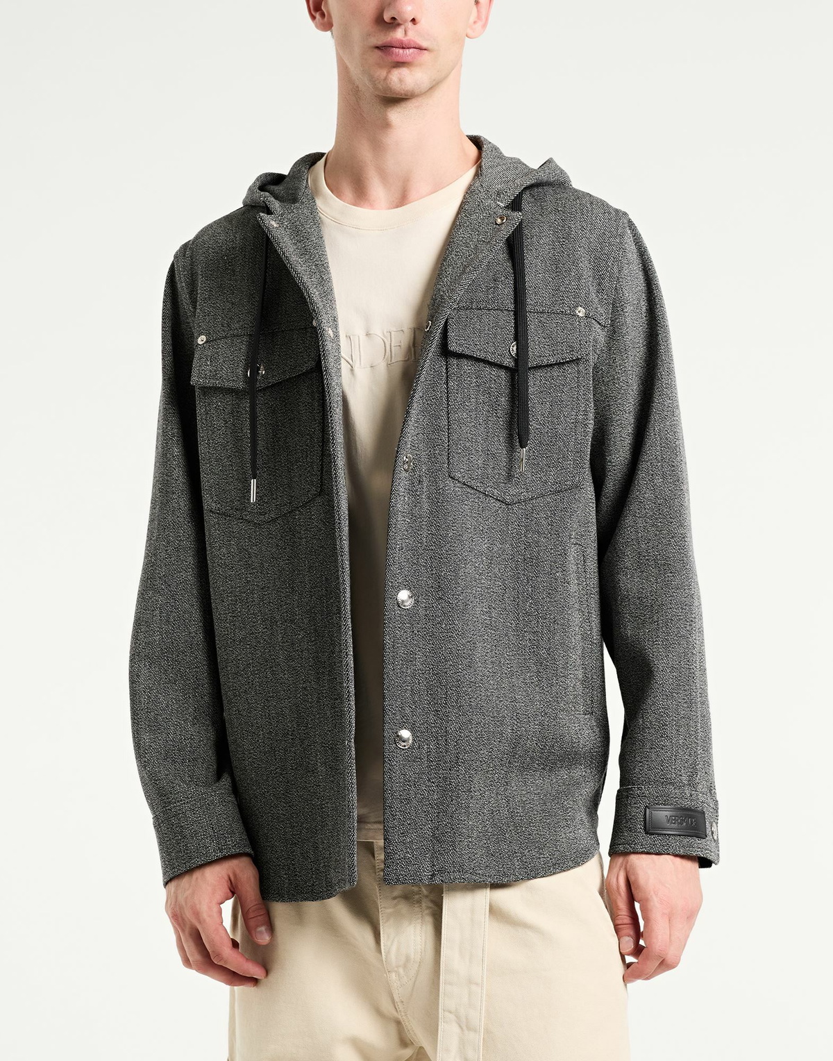 Versace Mens Jacket Charcoal