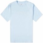 Air Jordan Men's Wordmark Logo T-Shirt in Ice Blue/Sail