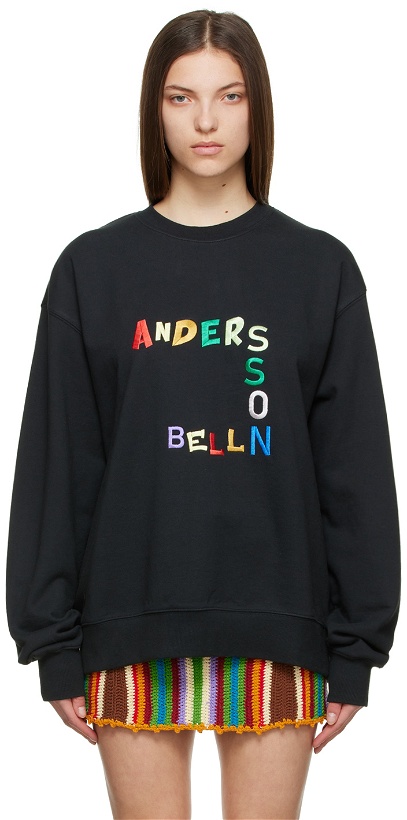 Photo: Andersson Bell Black Cotton Sweatshirt