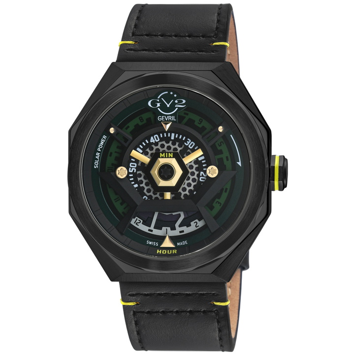 Photo: GV2 by Gevril Stella Solare Green Dial Mens Watch 43803