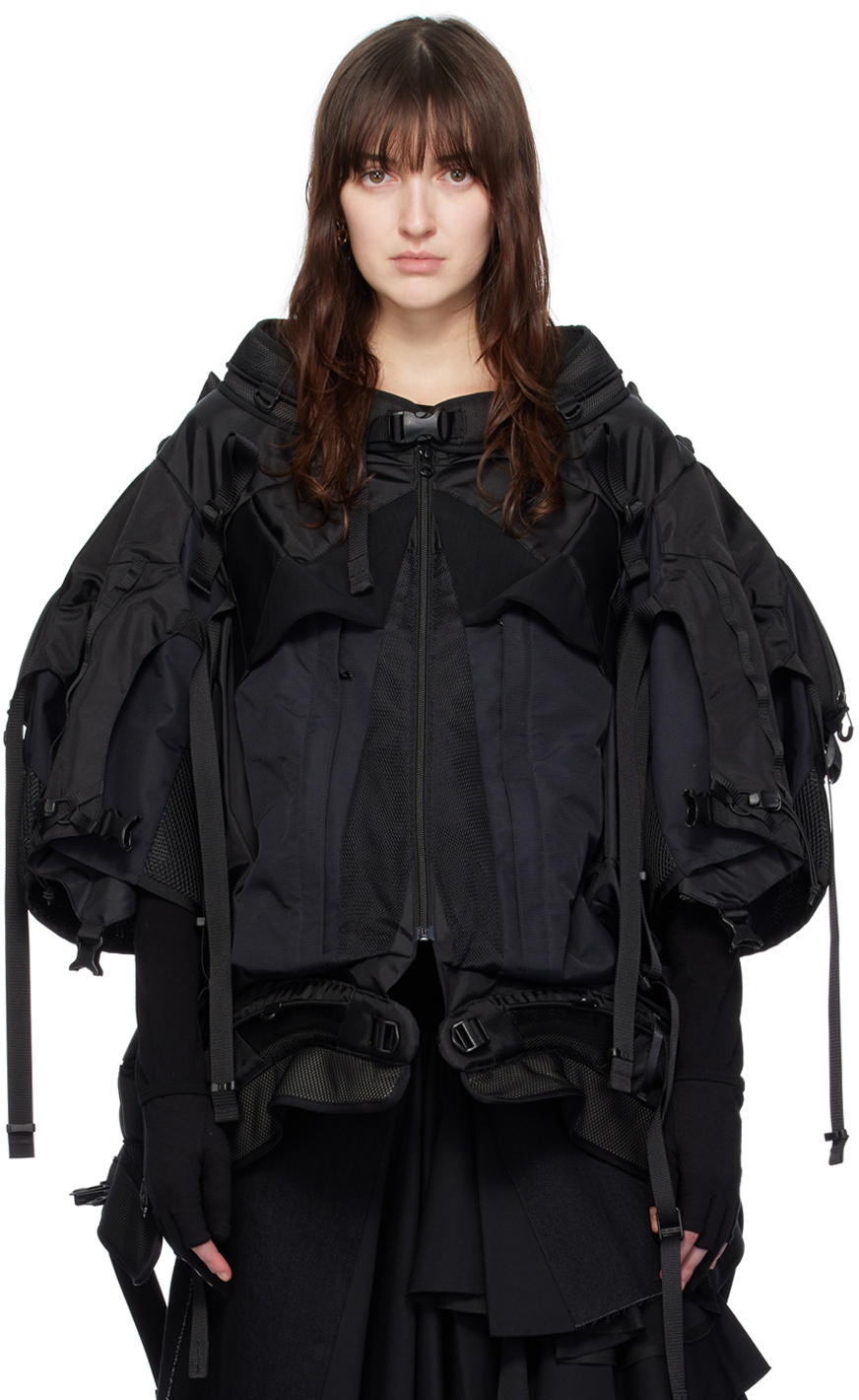 Junya Watanabe Black Paneled Jacket Junya Watanabe