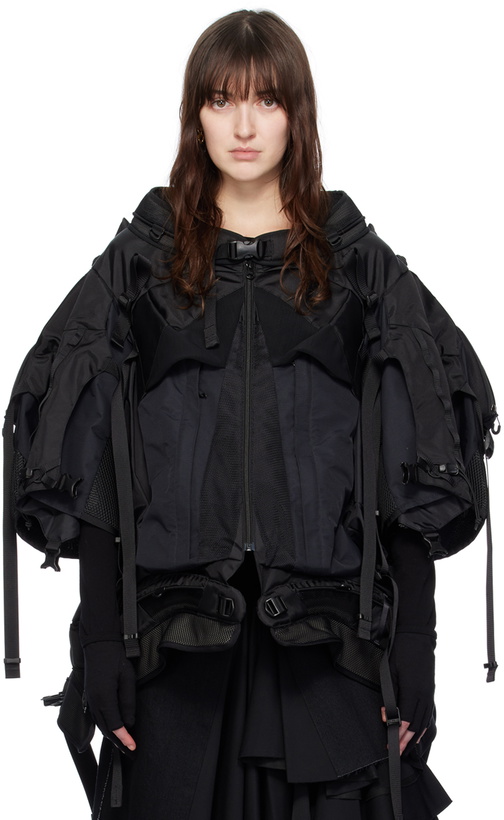 Photo: Junya Watanabe Black Paneled Jacket