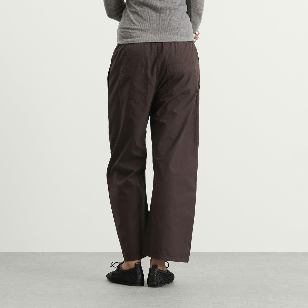 LESET Women's Kyoto Carpenter Pants in Chocolate