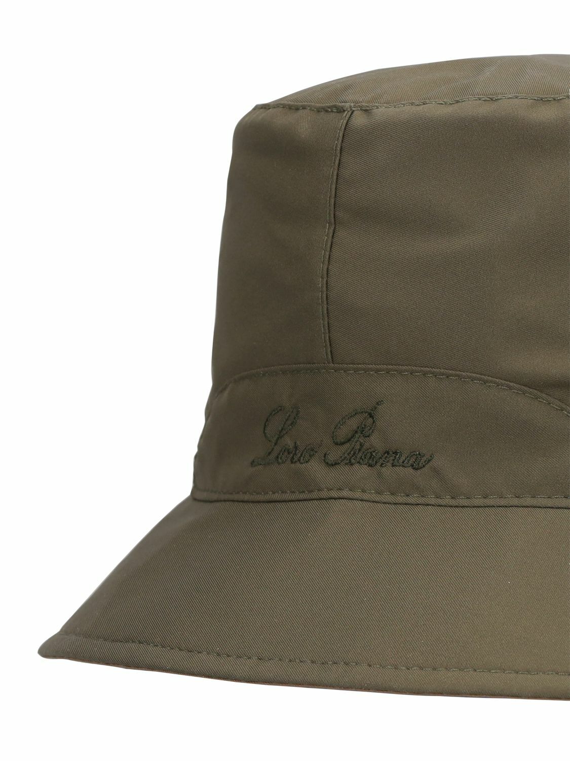 小物 Loro piana green strom system bucket hat LORO PIANA - Wind Storm Reversible Bicolor Bucket Hat Loro Piana