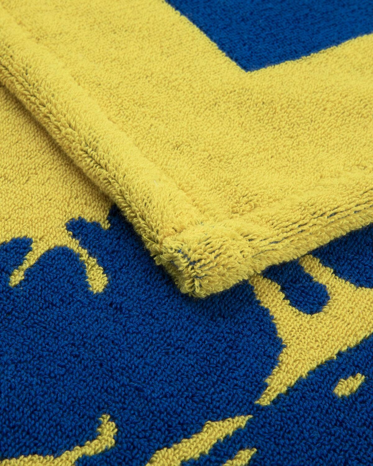 Polo Ralph Lauren Polo Jacquard Beach Towel 100 Cm X 170 Cm Blue/Yellow Bathing