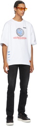 Heron Preston White 'Worldwide' T-Shirt