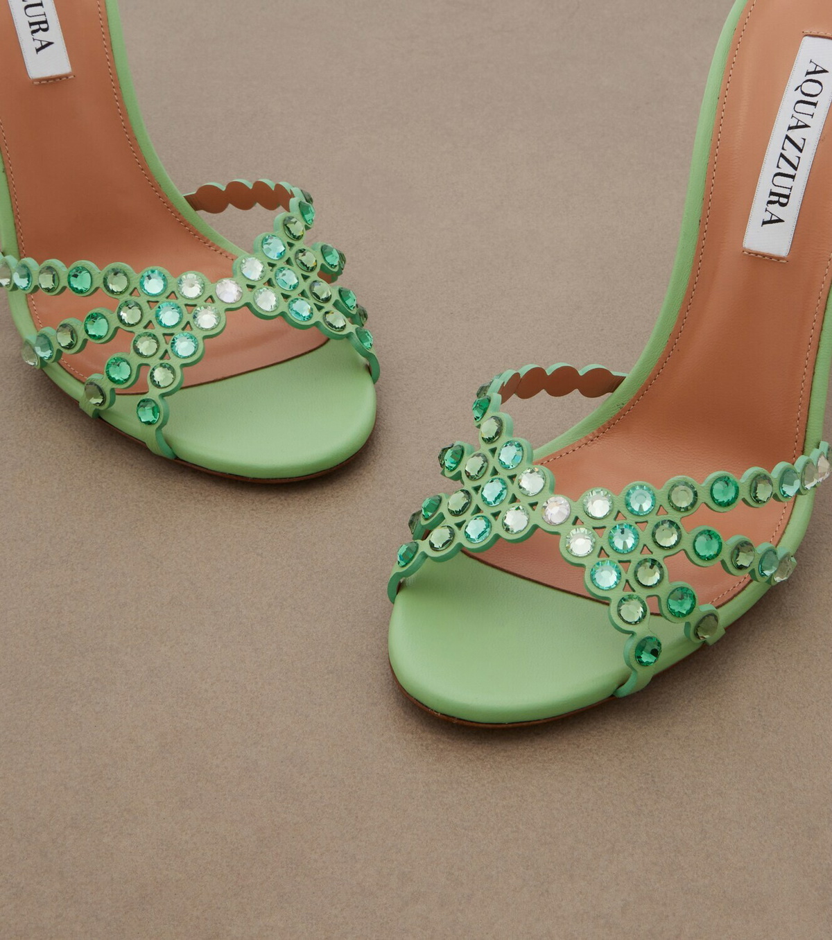 Aquazzura Tequila embellished leather sandals