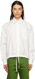 AMI Alexandre Mattiussi White Cord Shirt