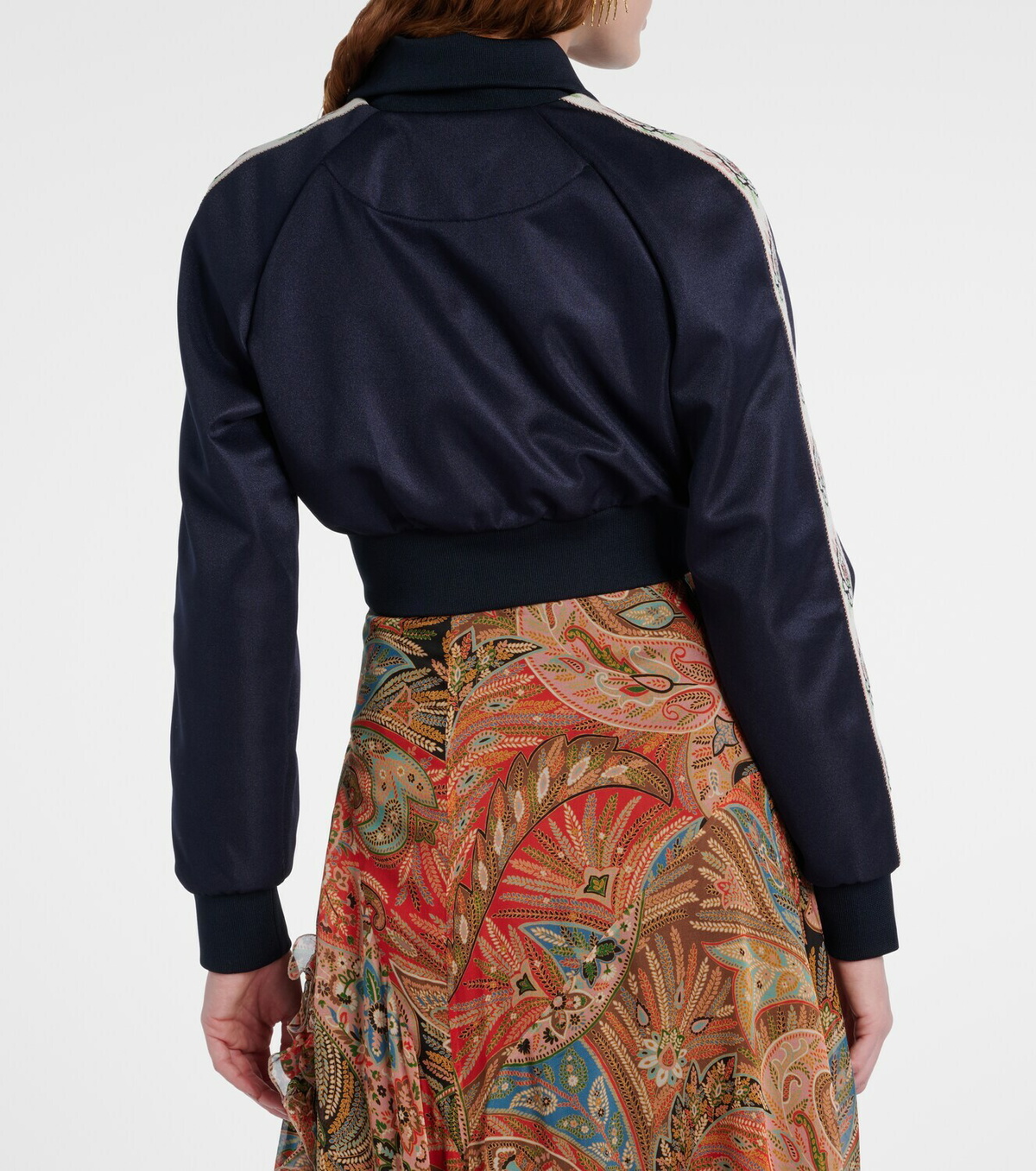 Etro Cropped track jacket
