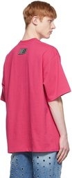 We11done Pink Cotton T-Shirt