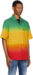 Dsquared2 Multicolor Gradient Stripe Shirt