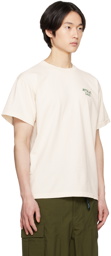 Afield Out Off-White Ripple T-Shirt