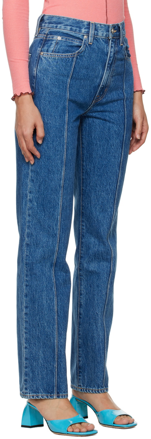 SLVRLAKE Blue London Pintuck Jeans