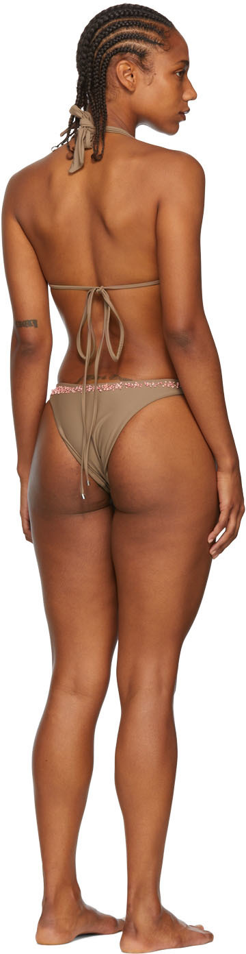 Blumarine Brown Nylon Bikini