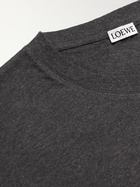 Loewe - Anagram Logo-Embroidered Cotton-Jersey T-Shirt - Gray