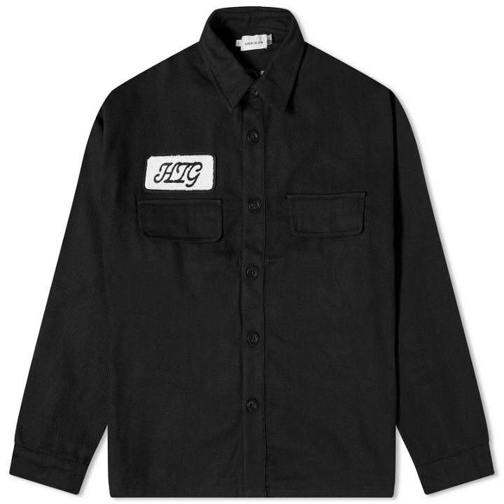 Photo: Honor the Gift Men's Long Sleeve Work Shirt in Black