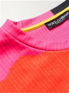 Dolce & Gabbana - Printed Cotton-Blend Jersey T-Shirt - Multi