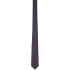 Balenciaga Burgundy & Navy Dots Jacquard Tie