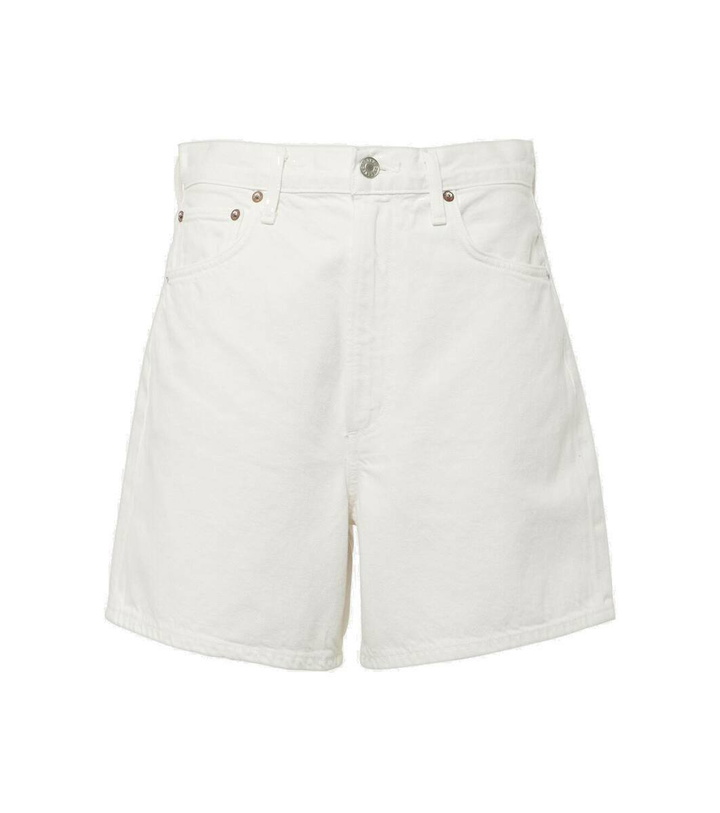 Photo: Agolde Stella high-rise denim shorts