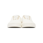 Maison Kitsune White Laced Sneakers