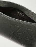 Loewe - Logo-Debossed Full-Grain Leather Pouch