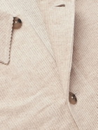 De Bonne Facture - Cotton and Linen-Blend Corduroy Overshirt - Neutrals