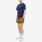 Saint Laurent Men's Printed Short in Orange