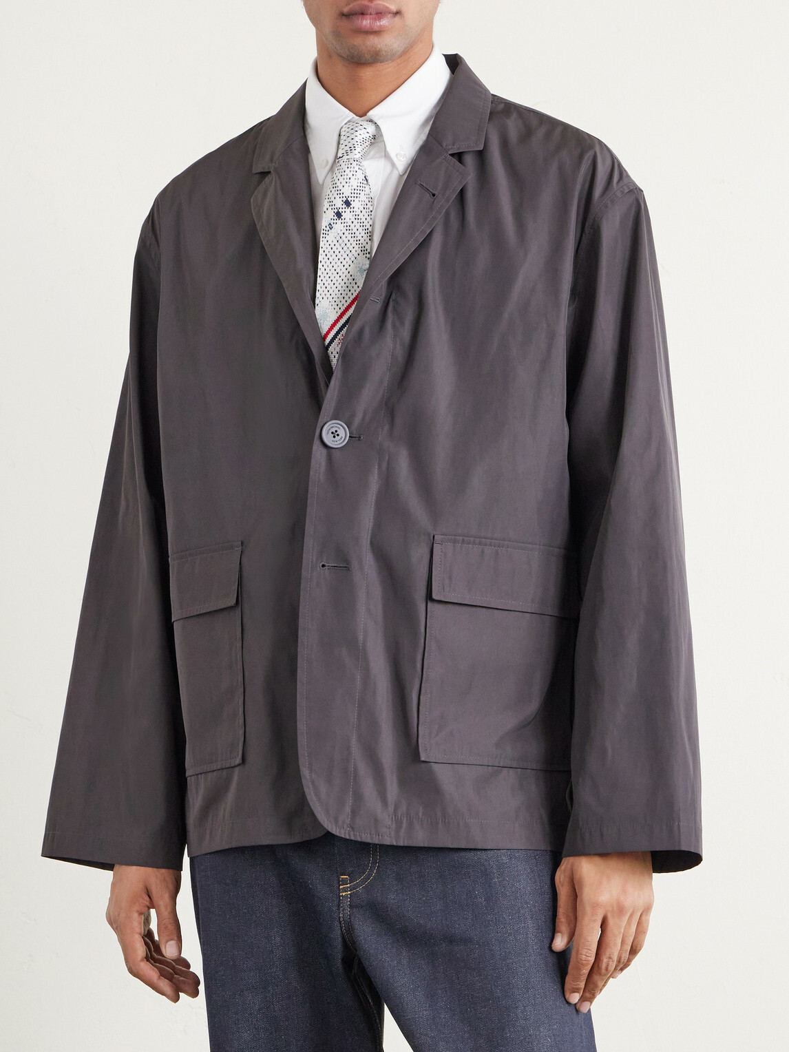 Thom Browne - Packable Shell Jacket - Gray