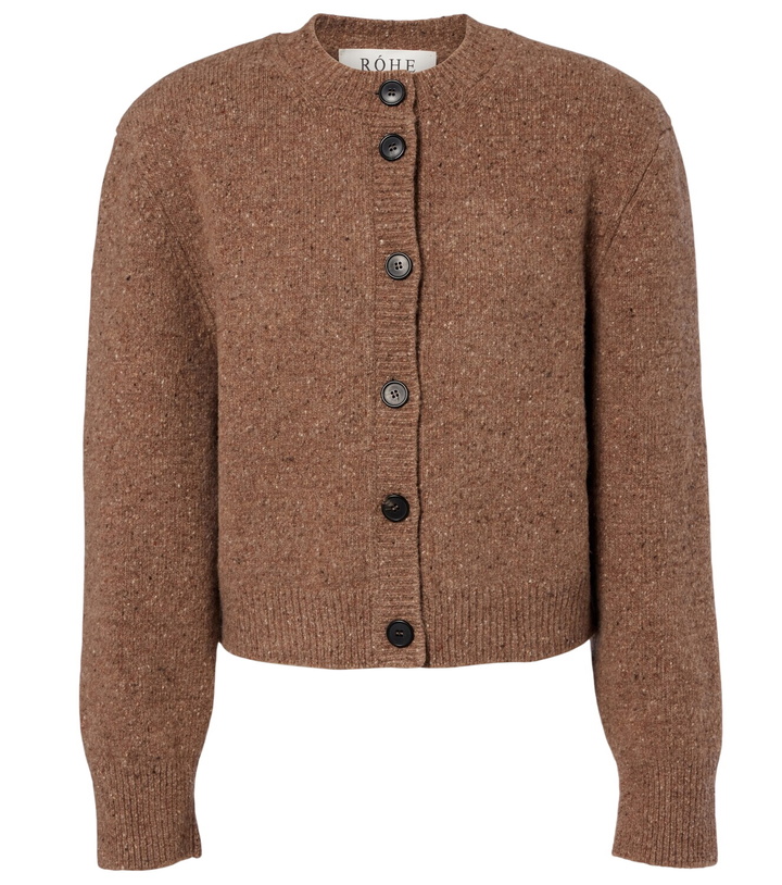 Photo: Róhe Wool cardigan