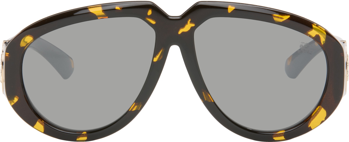 Burberry Black & Yellow Logo Sunglasses