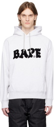 BAPE Gray Relaxed Fit Hoodie