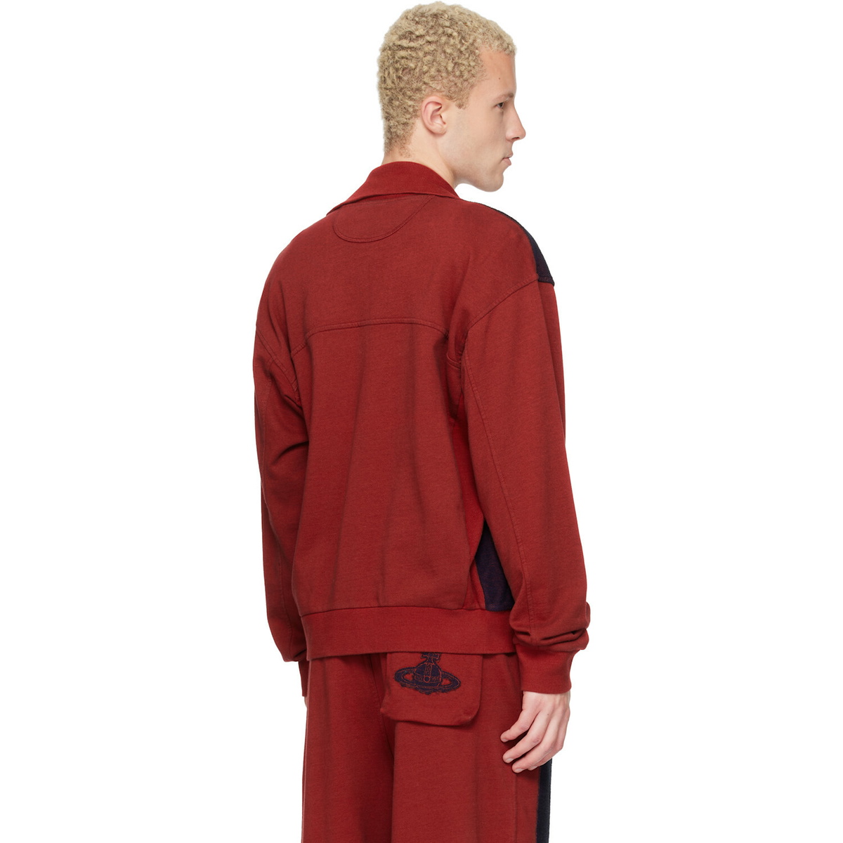 Vivienne Westwood Red & Navy Alien Track Jacket
