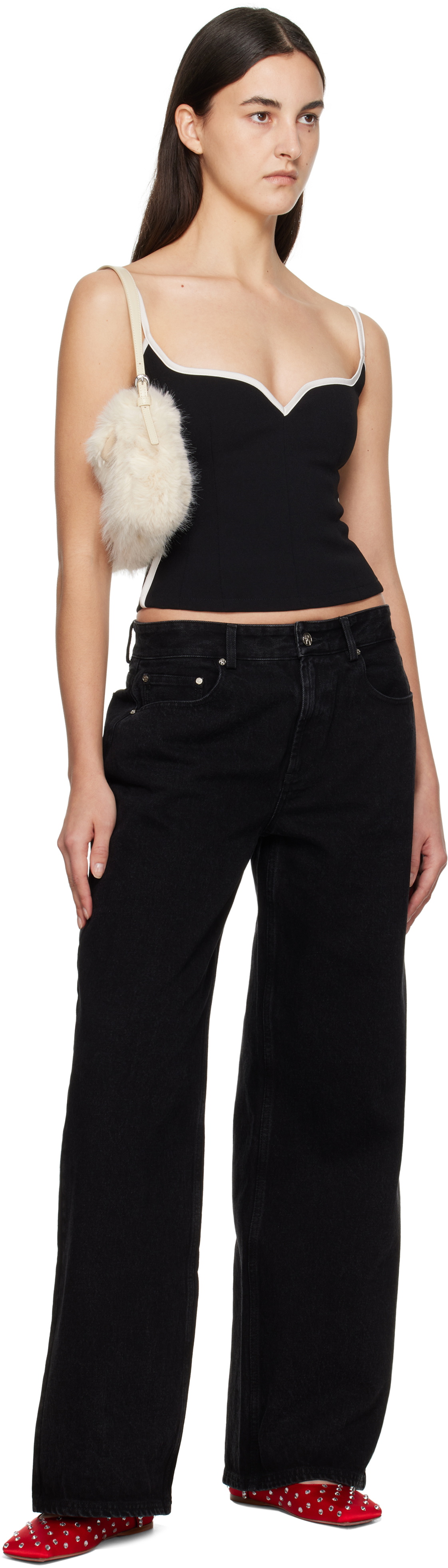 Paris Georgia Black Baggy Jeans