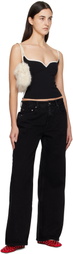 Paris Georgia Black Baggy Jeans