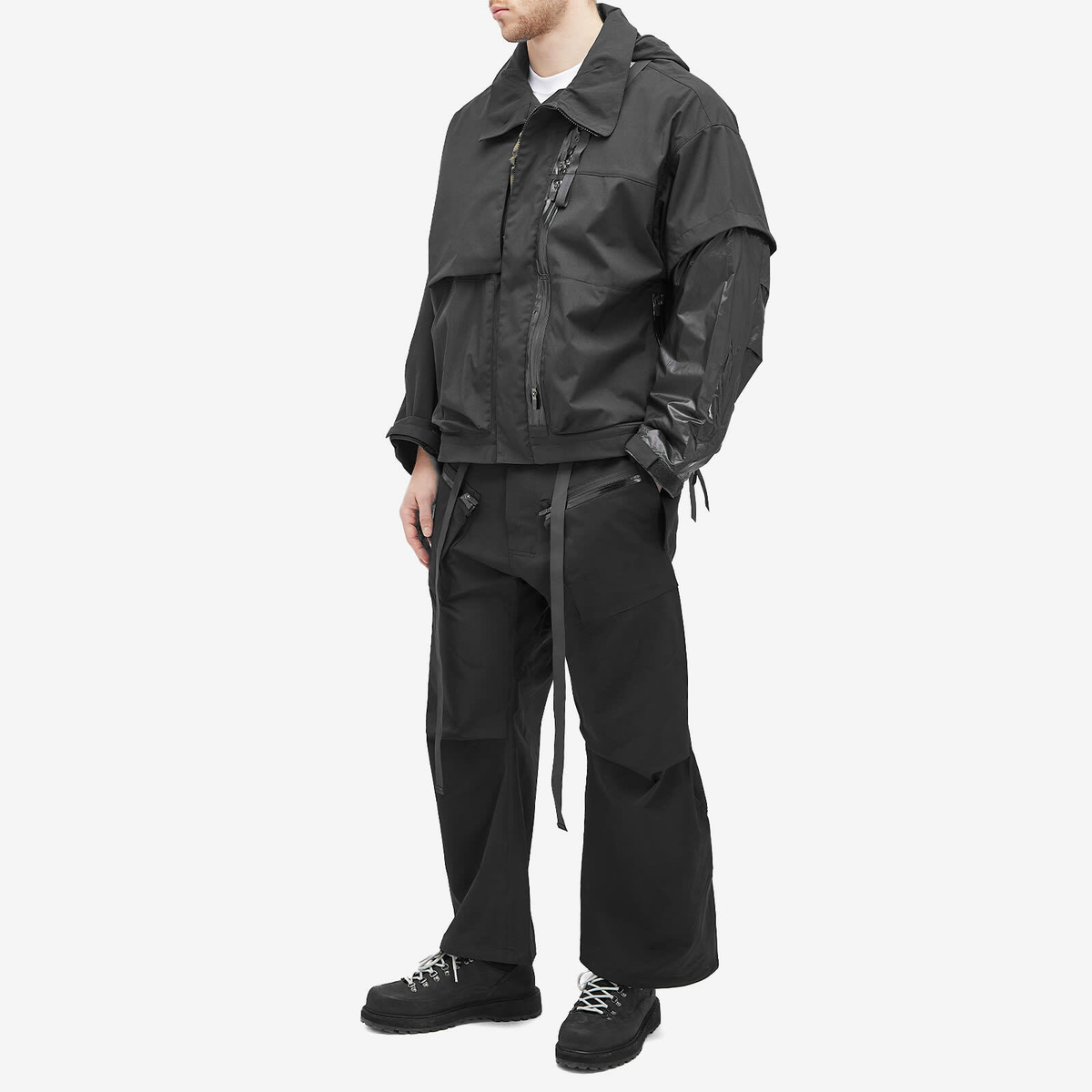 Acronym Men's Schoeller® Dryskin™ Cargo Vent Pants in Black