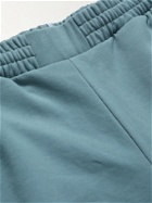 MCQ - Logo-Appliquéd Cotton-Jersey Sweatpants - Blue