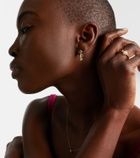 Yvonne Léon Sous L'eau 9kt gold earrings with diamonds and sapphires