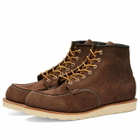Red Wing Men's Classic 6" Moc Toe Boot in Chocolate Muleskinner