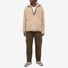 Garbstore Men's Wool Zip Fleece in Natural