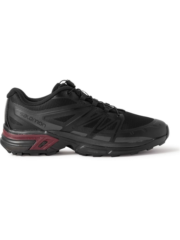 Photo: Salomon - XT-Wings 2 Mesh and Rubber Running Sneakers - Black
